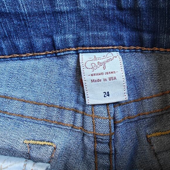 True Religion Womens Skinny Jeans Size 24 Made in USA Dark Wash Denim - Picture 3 of 5